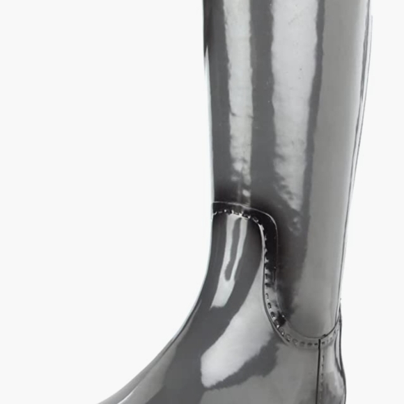 NEW DAV GRAY KNEE HIGH RUBBER RAIN BOOTS SIZE 11 - Picture 13 of 16